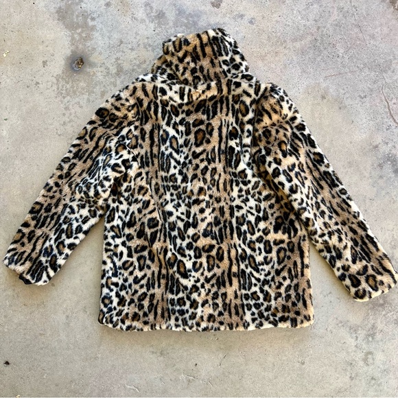 Asos Leopard Print Overcoat 12 - Picture 2 of 4